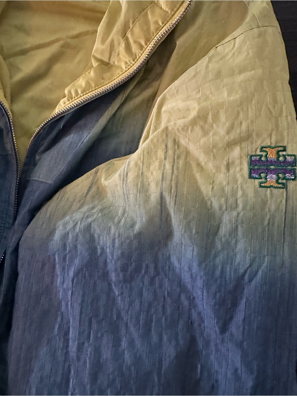 Tory Burch Ripstop Gradient Anorak Windbreaker - Picture 9 of 11